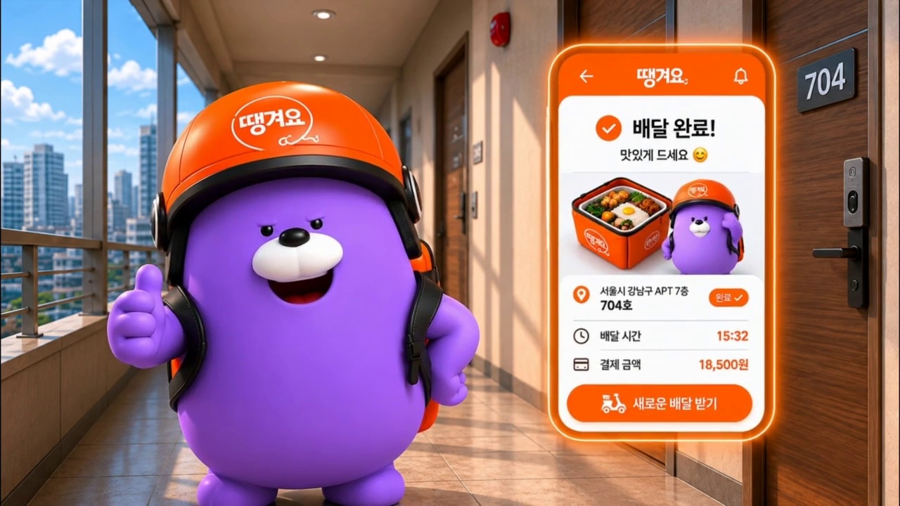 배송 완료 화면